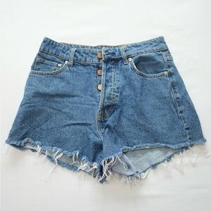 H&M Women’s Classic Blue Jean Cut Off Shorts